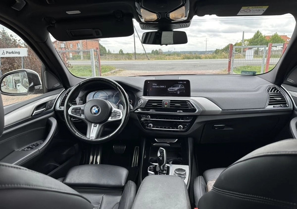 BMW X3 cena 162000 przebieg: 109000, rok produkcji 2019 z Będzin małe 154